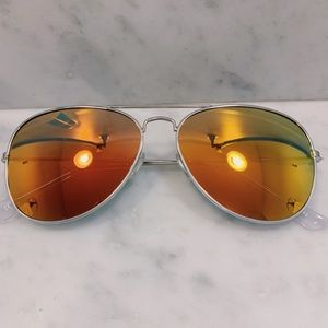 Polarized aviator sunglasses
